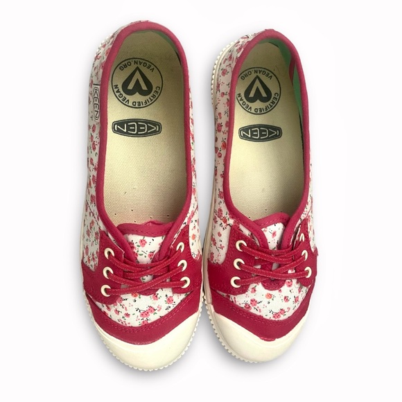 KEEN Floral Maderas Rose Pink Size 6 EUC - Picture 3 of 9